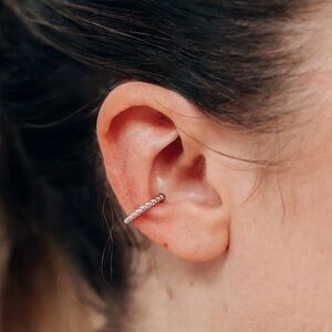 Anzie Drew Drop Ear Cuff in Sterling Silver
